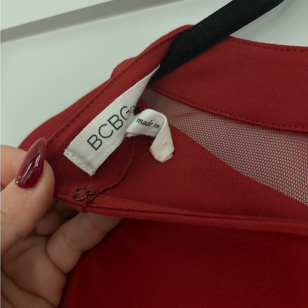 Bcbgeneration Rust Mini Shift Dress - image 3